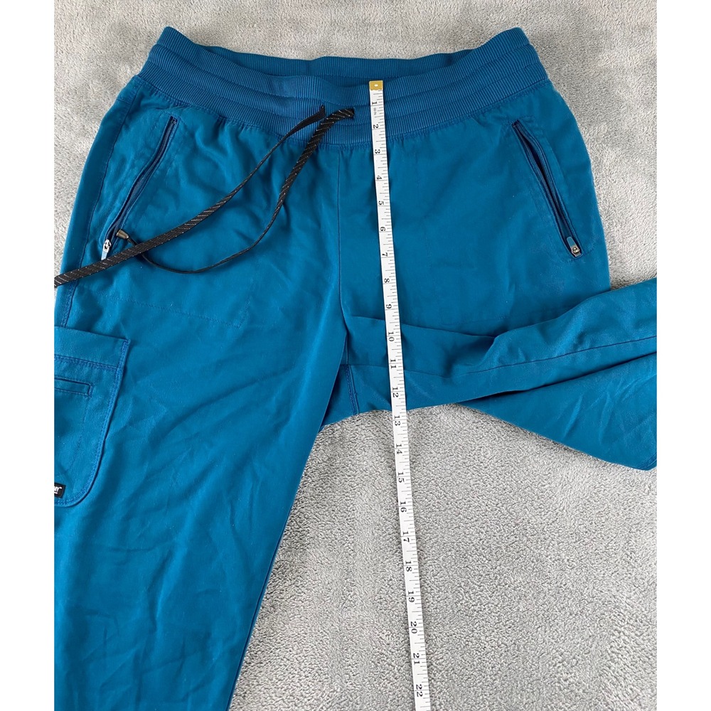 Greys Anatomy Spandex Stretch Scrub Pants Teal Blue Jogger GRSP537T Womens MT - Picture 10 of 13